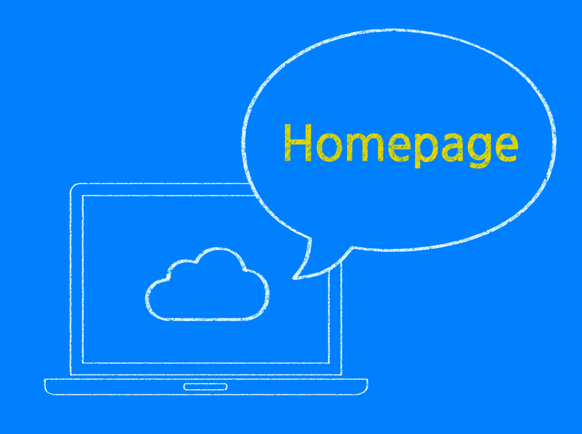 Homepage - Business Chalkboard Background